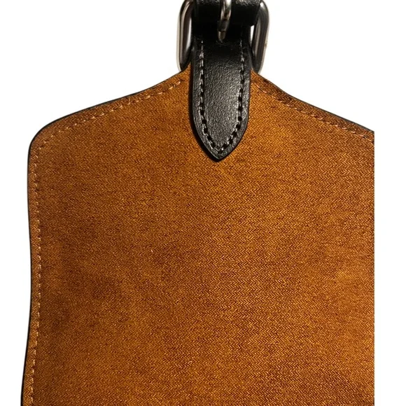 Coach Black Backpack with Signature Design and Drawstring Closure - Picture 11 of 11